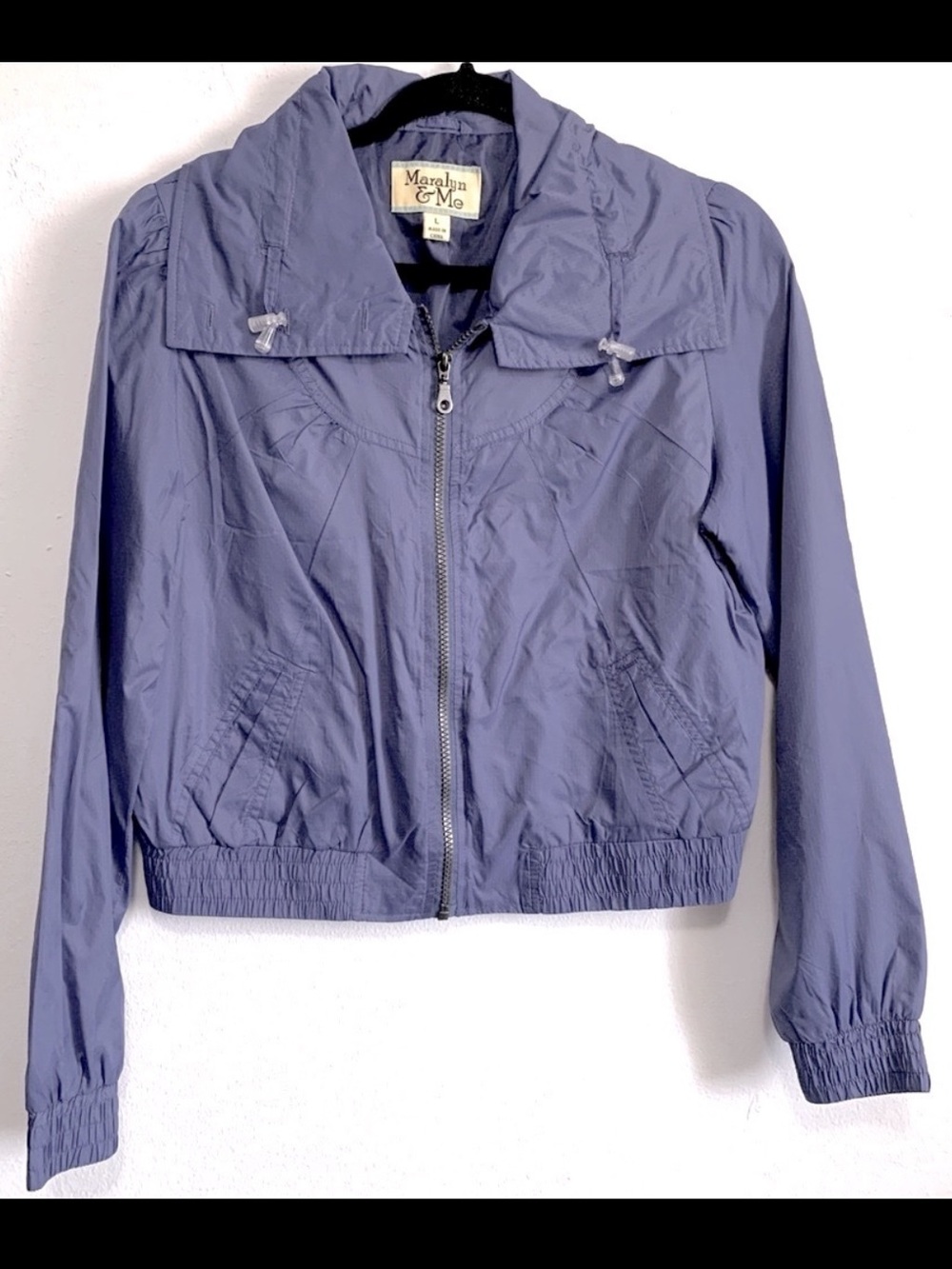 Maralyn & Me Cropped Windbreaker